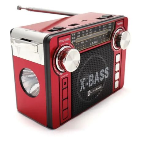 Сетевой радиоприемник Luxe Bass с фонарем LB-A65
