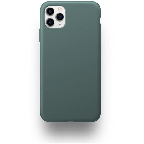 Силиконовый чехол VLP для iPhone 11 Pro, тёмно-зеленый