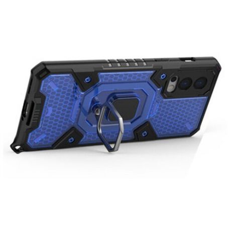 Противоударный чехол с Innovation Case c защитой камеры для OnePlus Nord 2 5G синий