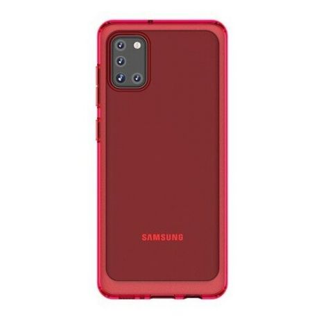 Чехол-накладка Araree A Cover для смартфона Samsung Galaxy A31, Термополиуретан, Red, Красный, GP-FPA315KDARR