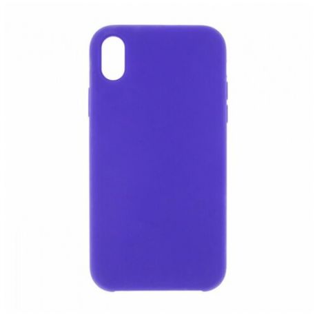 Силиконовый чехол Silicone Case для Apple iPhone XR, фиолетовый