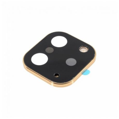 Защитная накладка на камеру для Apple iPhone XS / iPhone XS Max (муляж iPhone 11 Pro / 11 Pro Max) (тип 1), золото