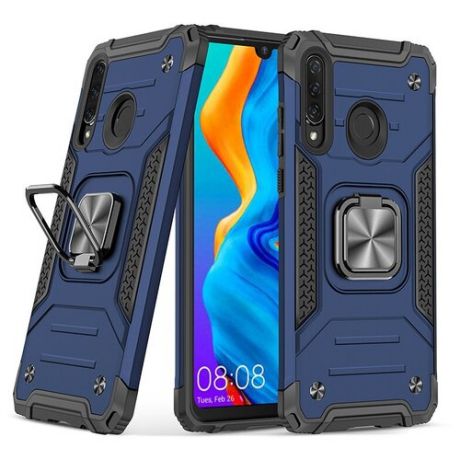 Противоударный чехол Legion Case для Huawei P30 lite / Honor 20s / 20 Lite синий