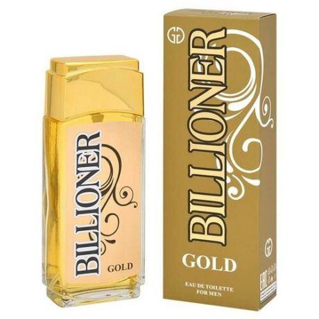 Туалетная вода мужская BILLIONER GOLD, 95 мл