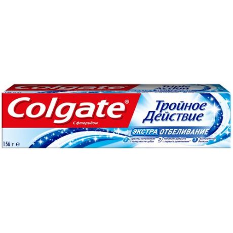 Зубная паста Colgate Тройное действие Экстра - Colgate-Palmolive