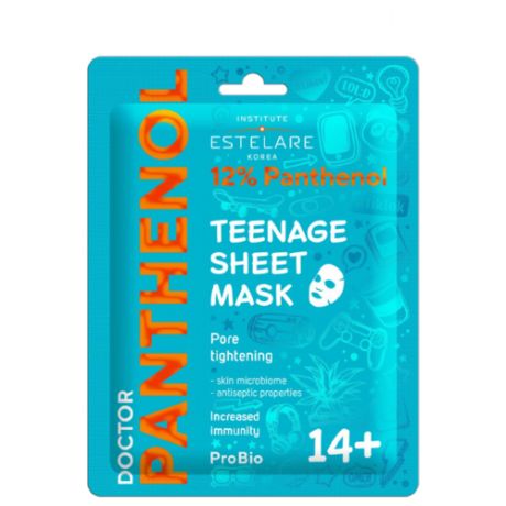 Тканевая маска Doctor Panthenol для проблемной кожи лица 14+, 20 г