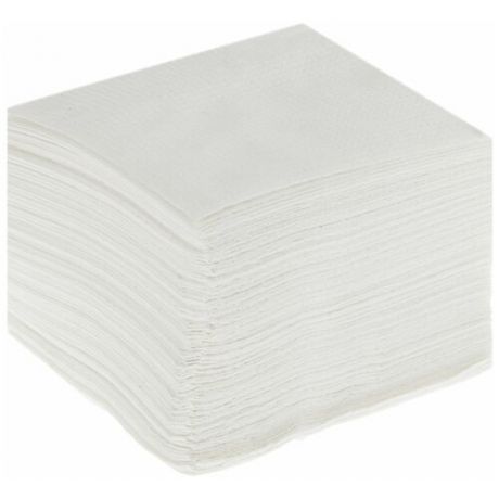 Салфетки бумажные, 24х24 см, 100 шт, белые, 4 шт.