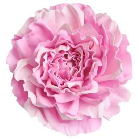 Брошь заколка цветок большая роза 180809м розовый микс
