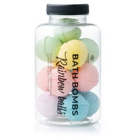 Бомбочки для ванны Rainbow balls, новогодние, 230 г