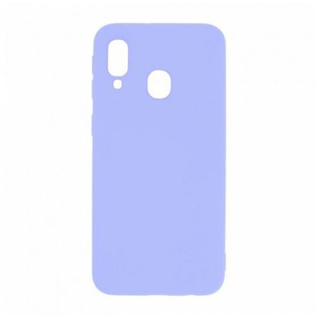 Силиконовый чехол Silicone Case для Samsung A405 Galaxy A40, фиолетовый