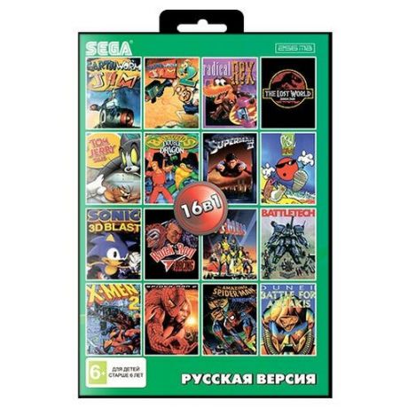 16 в 1: Сборник игр Sega (№ 3 BS-16002) (Sega MegaDrive)