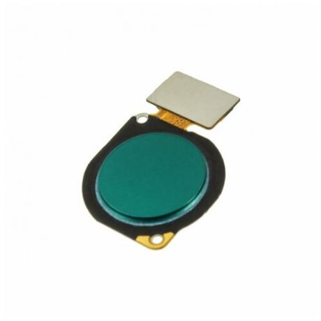 Шлейф для Huawei Y6p (MED-LX9N) + сканер отпечатка пальца, зеленый