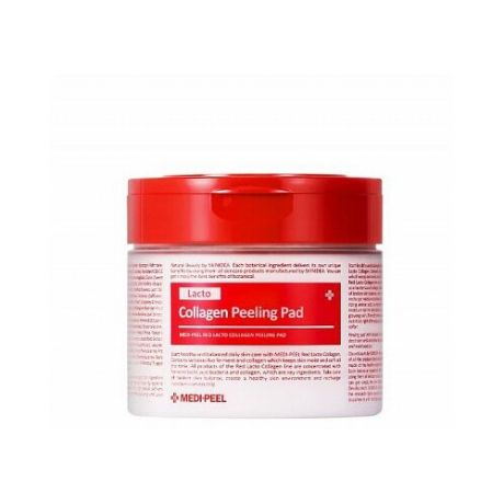 MEDI-PEEL Red Lacto Collagen Peeling Pad - Пилинг-пэды с лактобактериями