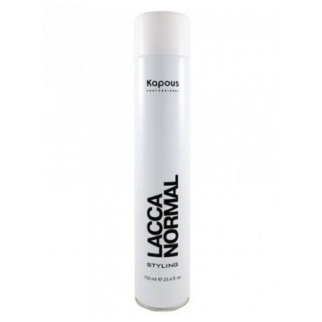 Kapous Professional / ЛАК аэрозольный для волос нормальной фиксации KAPOUS PROFESSIONAL LACCA NORMAL, 750 мл