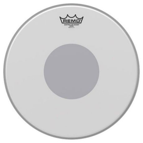 Пластик для барабана REMO CS-0113-10 Batter Controlled Sound Coated Black Dot On Bottom