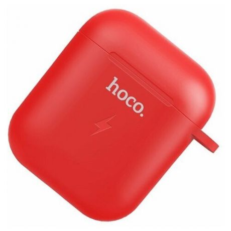 Чехол-беспроводная зарядка Hoco CW22 для Apple AirPods, красный