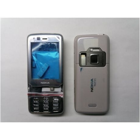 Корпус Nokia N82 серебро (панель)