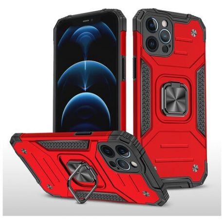 Противоударный чехол Legion Case для iPhone 12 Pro красный