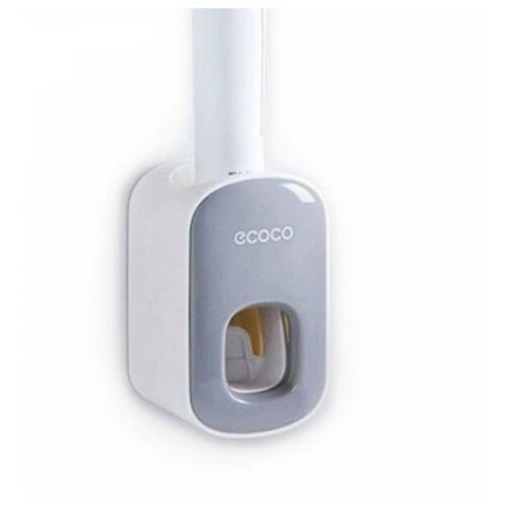 Дозатор для зубной пасты настенный ECOCO серый - EO-27679