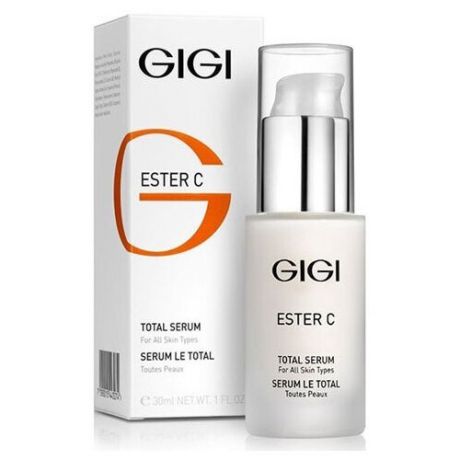 GIGI Ester C: Увлажняющая сыворотка с эффектом осветления для кожи лица (Total Serum), 30 мл
