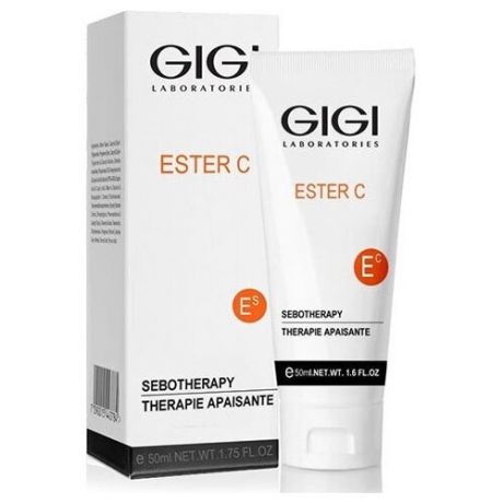 GIGI Ester C: Крем для жирной и чувствительной кожи лица от себореи (Sebotherapy), 50 мл