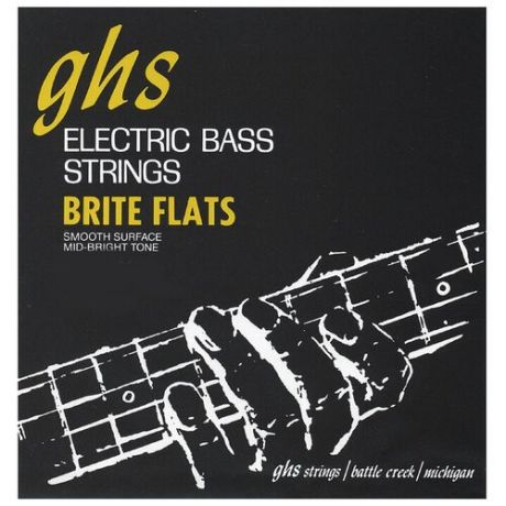 GHS 3060-5 Струны для бас-гитары (50-70-90-105-125); Black Nylon