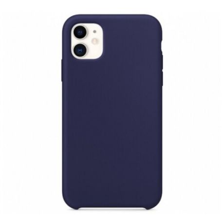 Чехол силиконовый для iPhone 11 Темно-синий