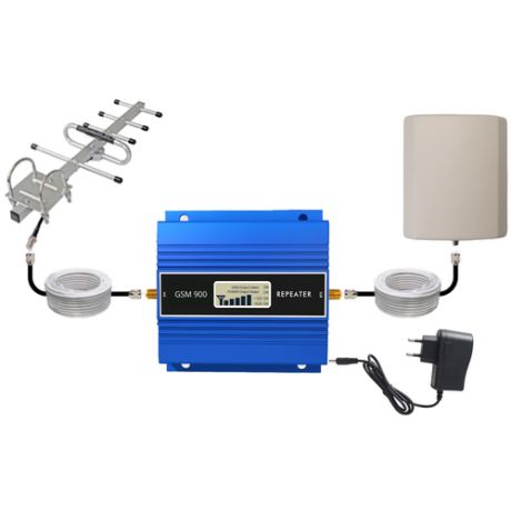 Усилитель сотовой связи GSM 900 МГц, комплект репитер с двумя антеннами Online IZBA reapiter900-kit