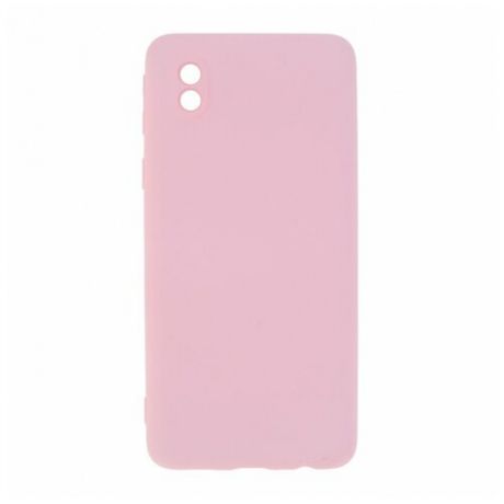 Силиконовый чехол Silicone Case для Samsung A013F Galaxy A01 Core / M013 Galaxy M01 Core, светло-розовый