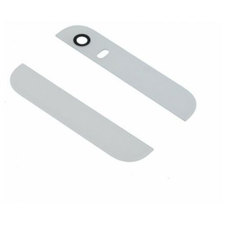 Верхняя и нижняя часть задней крышки для Apple iPhone 5S / iPhone SE, белый