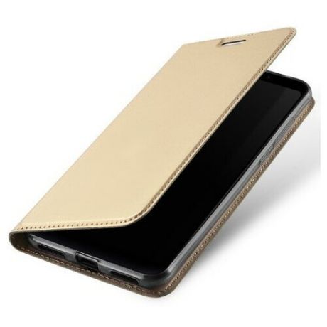 Чехол-книжка Samsung A750F, Galaxy A7(2018), DU DU, боковой, золотой