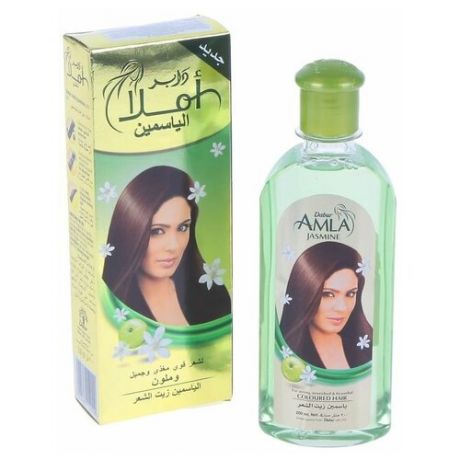 Масло для волос AMLA Jasmine с жасмином, против выпадения волос, 200 мл