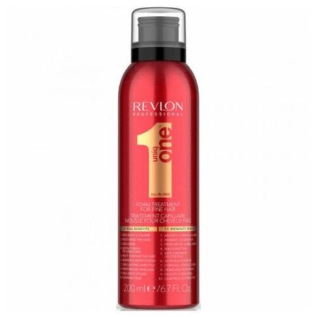 Revlon Professional Uniq One Маска-пенка для тонких волос Fine Hair Foam Treatment, 200 мл