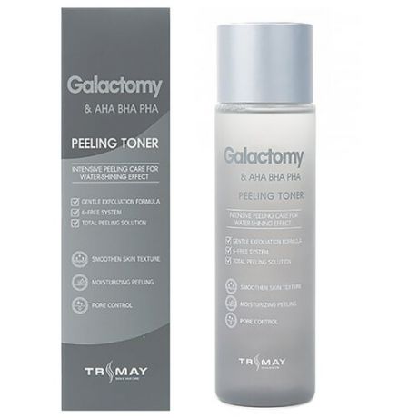 Trimay Galactomy & AHA-BHA-PHA Peeling Toner 200 ml Пилинг тонер с галактомисисом и кислотами