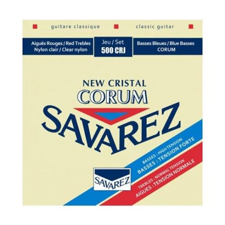 Комплект струн для классической гитары Savarez New Cristal-Corum 500CRJ/V