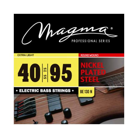 Magma Strings BE130N Струны для бас-гитары Серия: Nickel Plated Steel Калибр: 40-55-75-95 Обмот
