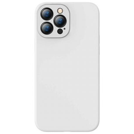 Чехол Baseus Liquid Silica Gel Protective case для iPhone 13 Pro, цвет Белый (ARYT000402)