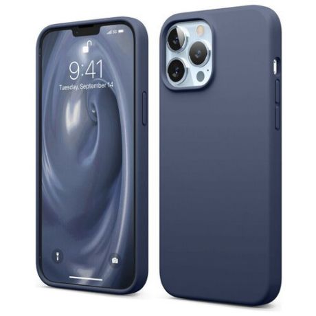 Чехол Elago Soft silicone (Liquid) для iPhone 13 Pro Max, цвет Синий (ES13SC67-JIN)