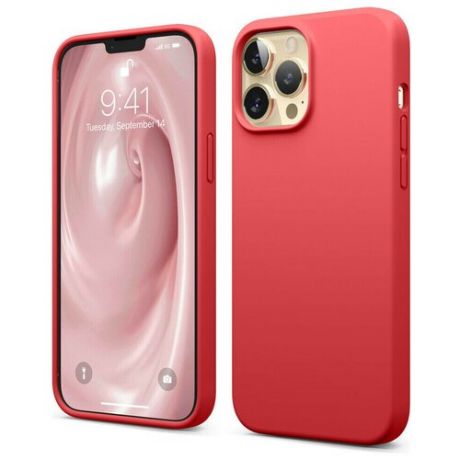 Чехол Elago Soft silicone (Liquid) для iPhone 13 Pro Max, цвет Красный (ES13SC67-RD)