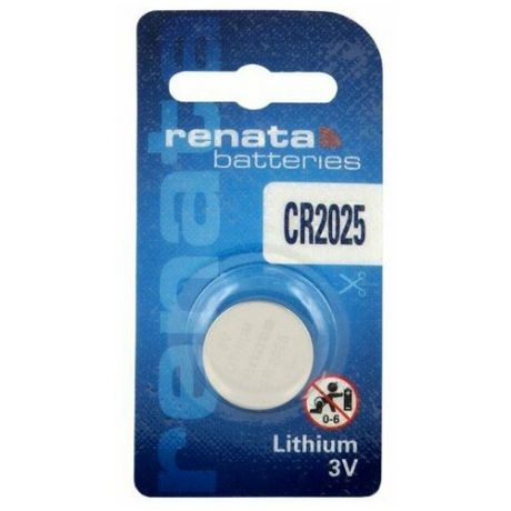 Батарейка Renata CR2025, 1 шт.