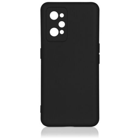 Силиконовый чехол с микрофиброй для Realme GT Neo 2 DF rmOriginal-19 (black) / DF / черный