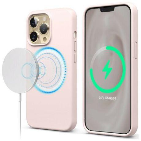 Чехол Elago MagSafe Soft silicone case для iPhone 13 Pro, цвет Розовый (ES13MSSC61PRO-LPK)