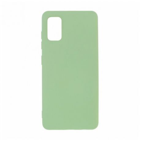 Силиконовый чехол Silicone Case для Samsung A415 Galaxy A41, зеленый