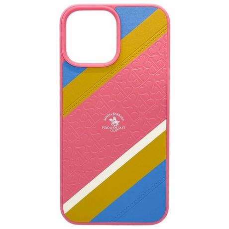 Чехол Santa Barbara Polo & Racquet Club Franco для iPhone 13 Pro, Розовый