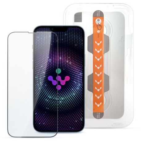 Защитное стекло iGrape самоклеящееся для iPhone 13 Mini, Анти-шпион