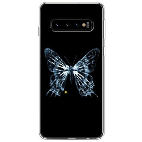 Силиконовый чехол "Бабочка рентген" на Samsung Galaxy S10 / Самсунг Галакси S10