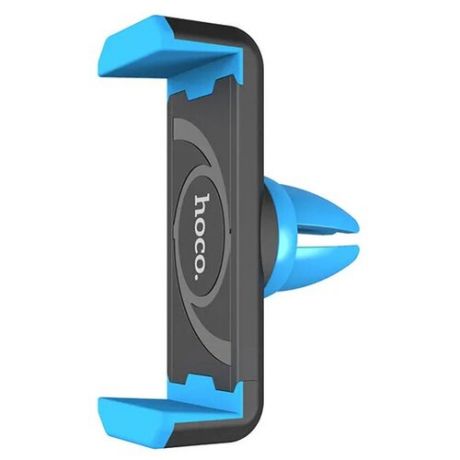 Автомобильный держатель для смартфона HOCO CPH01, в воздуховод, Чёрный с голубым