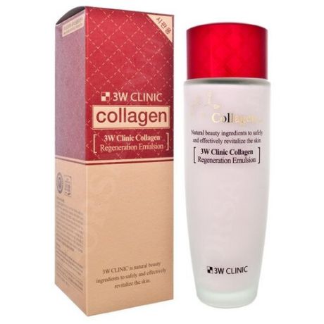 3W CLINIC Collagen Regeneration Emulsion Восстанавливающая эмульсия с коллагеном