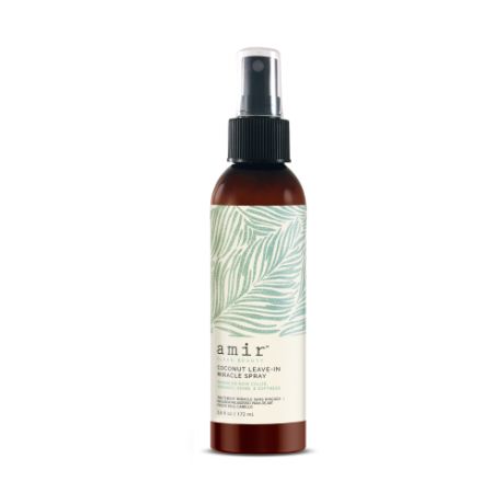 Amir Clean Beauty, Несмываемый спрей для сияния окрашенных волос Coconut Leave-In Miracle Spray, 172 мл
