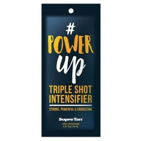 Supre Tan, Тонизирующий крем-активатор загара #PowerUp Triple Shot Maximizer, 15 мл